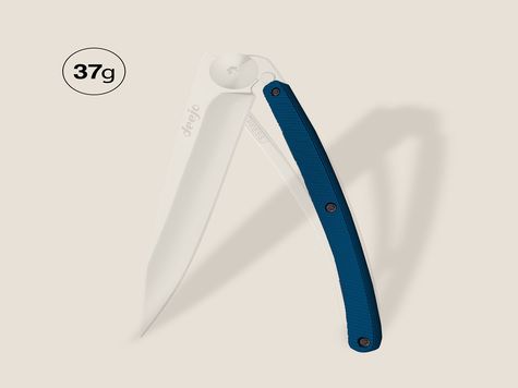 Manche aluminium bleu, pour Deejo 37GR