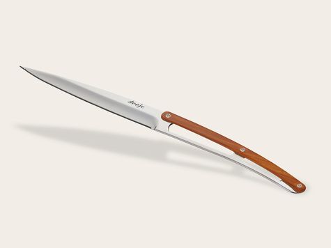 6 Deejo de table Prestige Serrated, Bois corail