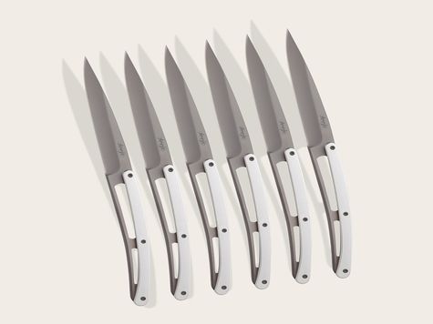 6 Deejo de table Prestige, Chromé