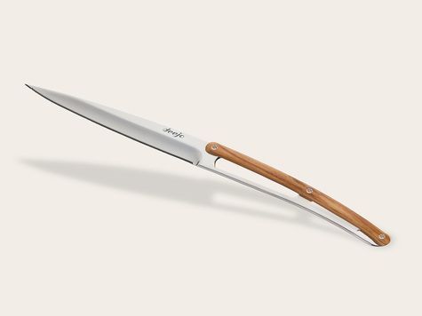 6 Deejo de table Prestige Serrated, Olivier