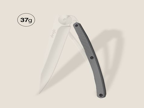 Manche aluminium gris foncé, pour Deejo 37GR