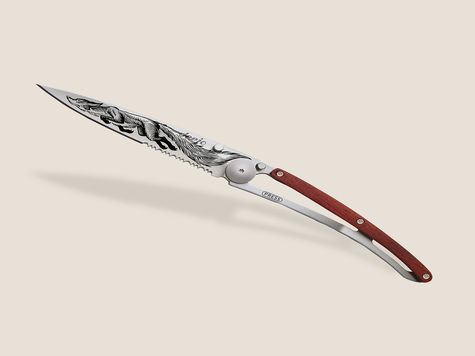 Deejo Serrated 37g, Bois corail / Renard