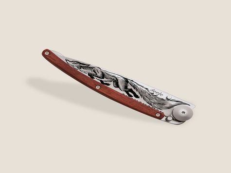 Deejo Serrated 37g, Bois corail / Renard